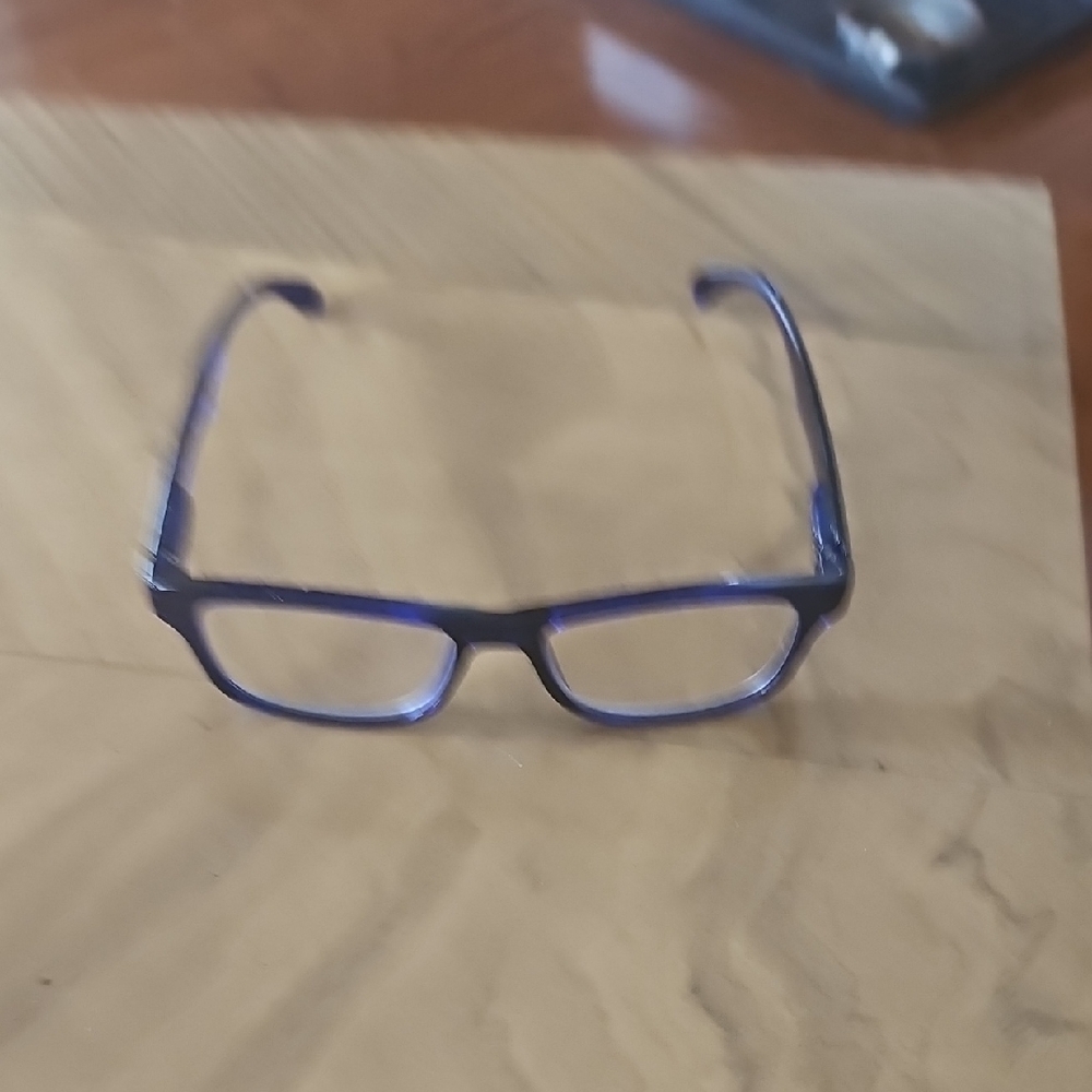 Blue Rectangular Eyeglass Frames - image 1